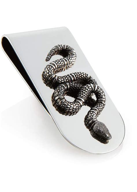 how to use gucci money clip|Gucci money clip snake.